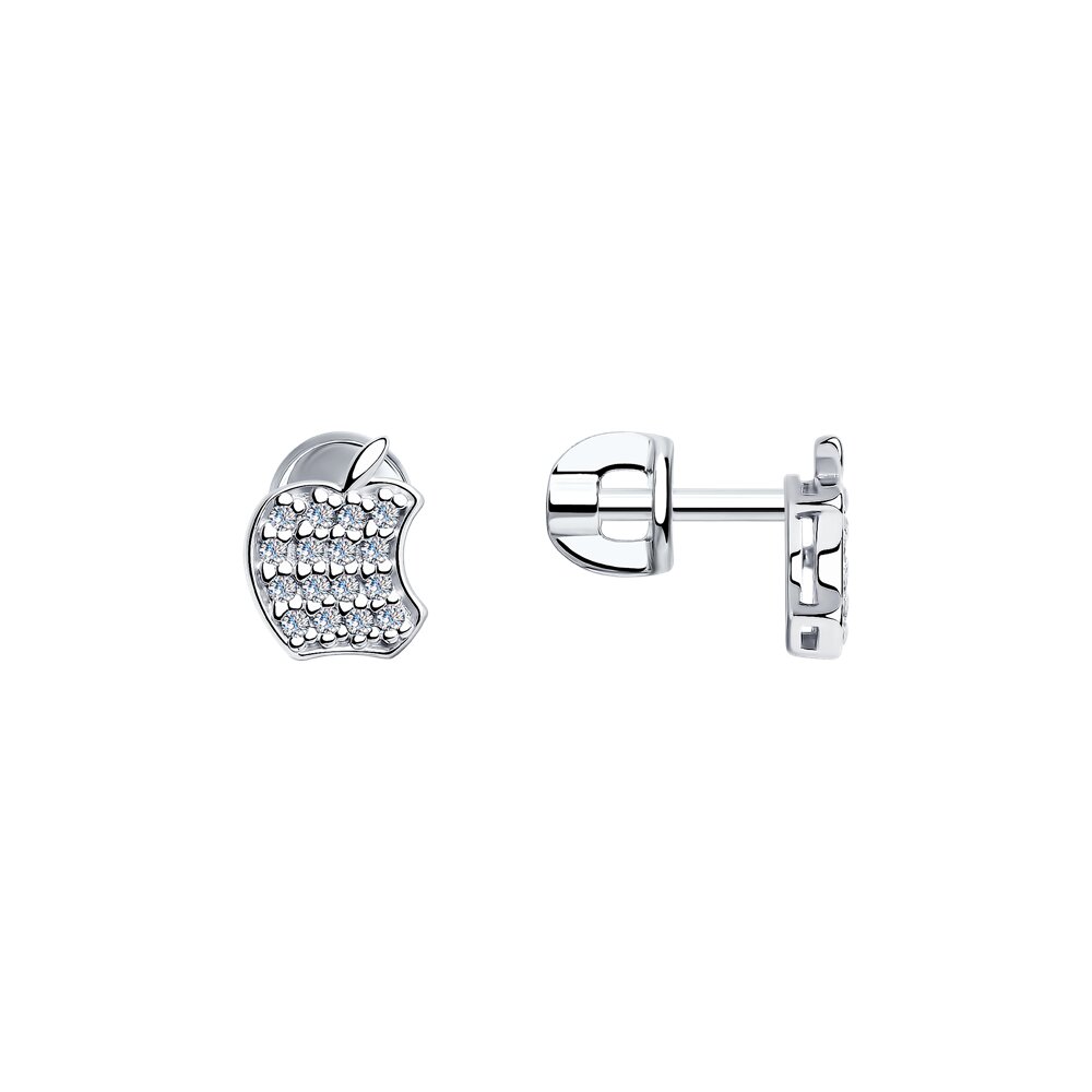 

Серьги из серебра Golden Eagle 94021189, фианит, 94021189