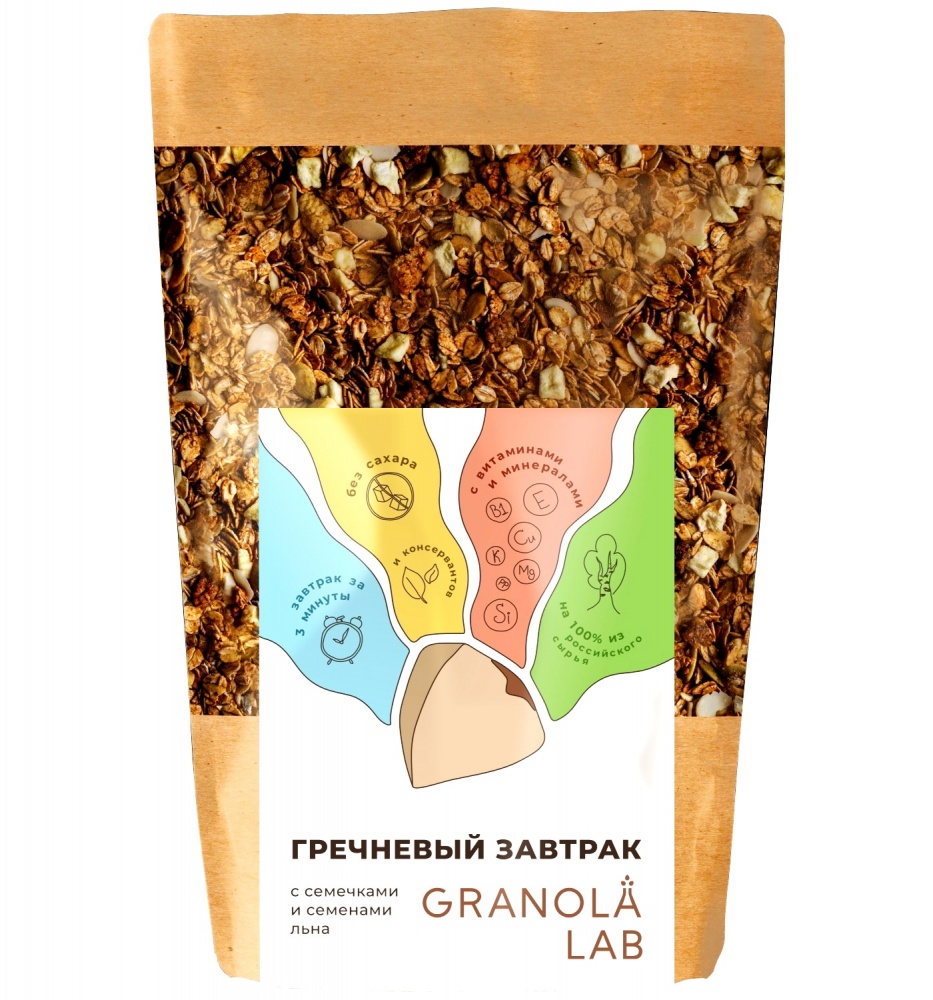 Мюсли Granola.Lab Гречневый завтрак 330 г