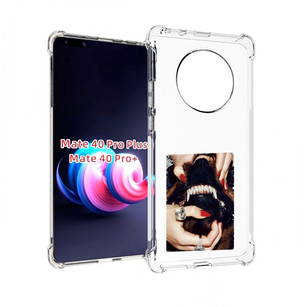 

Чехол MyPads маникюр для Huawei Mate 40 Pro+ Plus, Прозрачный, Tocco