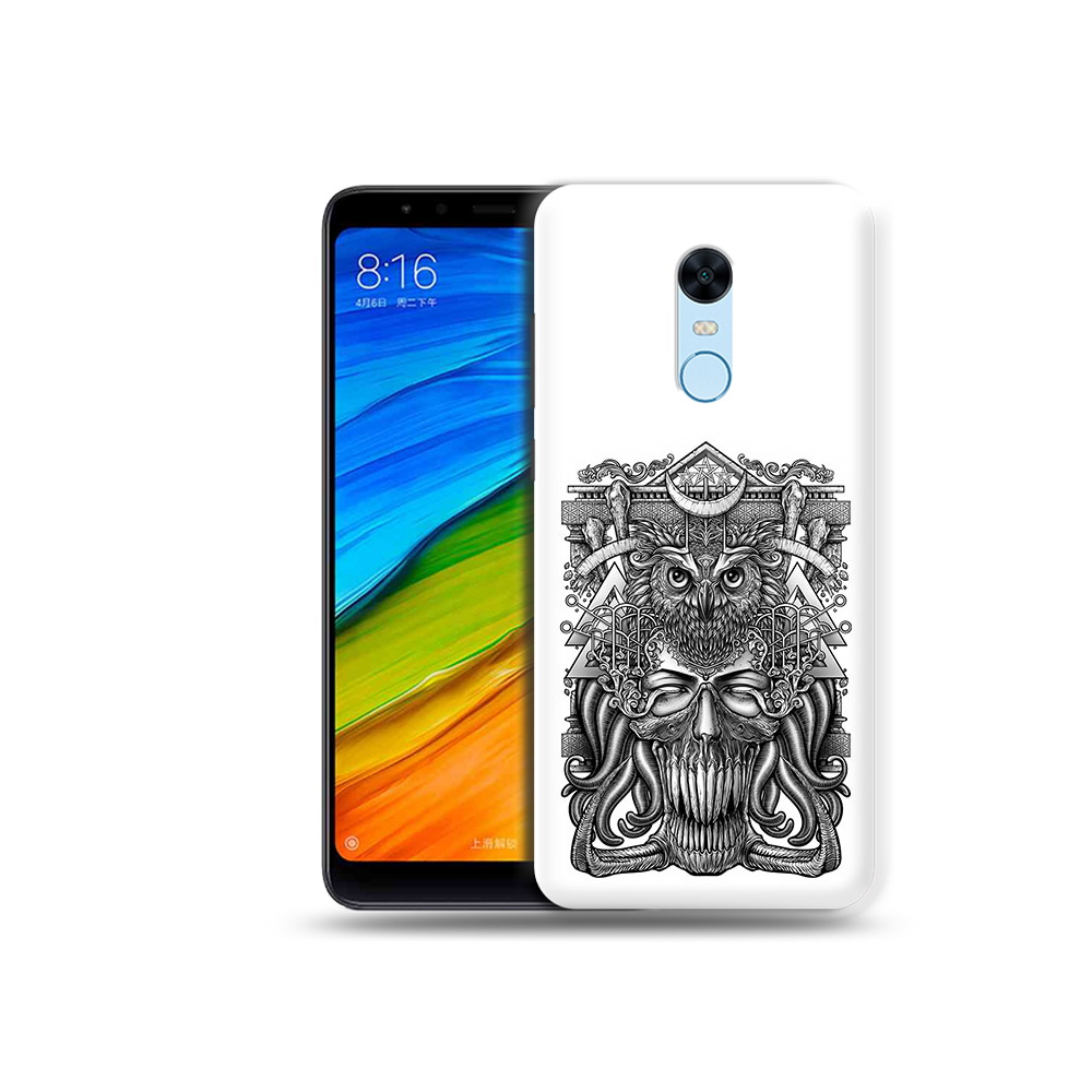 

Чехол MyPads Tocco для Xiaomi Redmi 5 Plus зубастая сова (PT94743.327.369), Прозрачный, Tocco