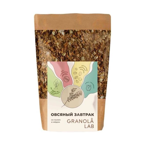 фото Мюсли granola.lab овсяный завтрак 330 г