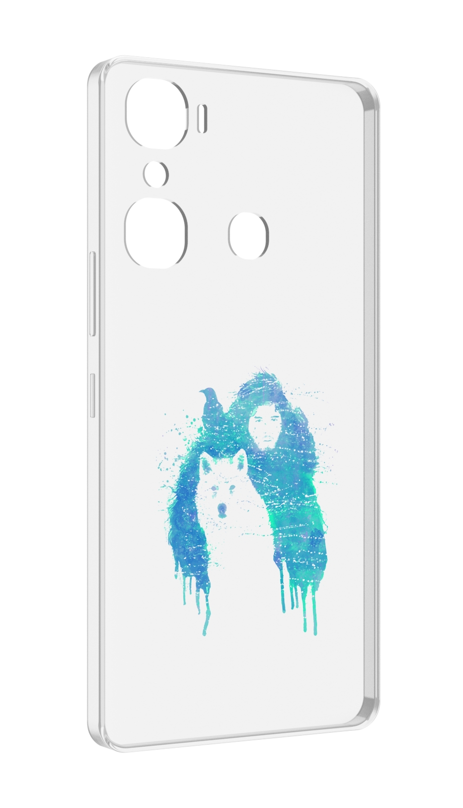 

Чехол MyPads джон сноу для Infinix Hot 12 Pro, Прозрачный, Tocco
