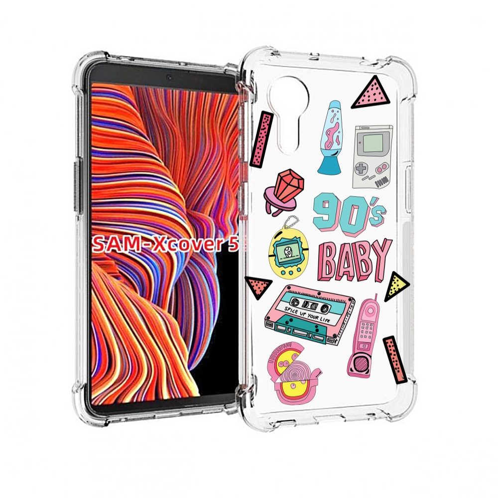 

Чехол MyPads гаджеты-90х для Samsung Galaxy Xcover 5, Прозрачный, Tocco