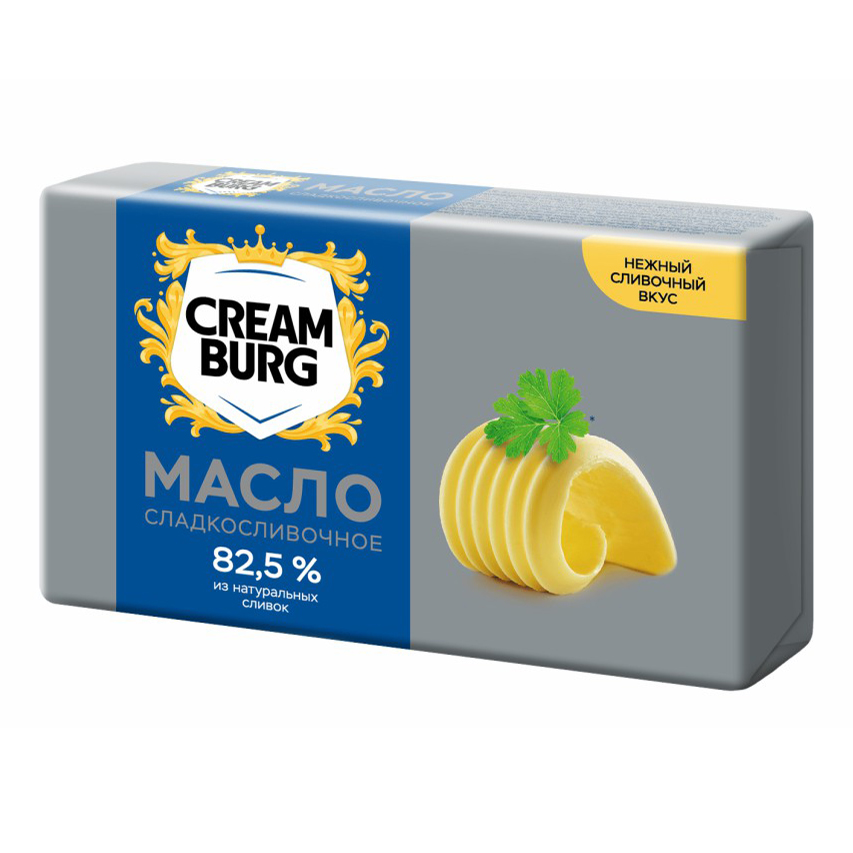 

Сладкосливочное масло Viola Creamburg 82,5% 150 г