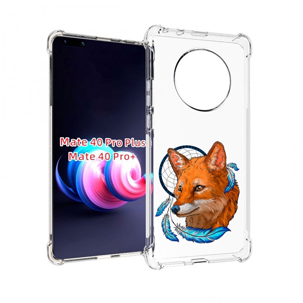 

Чехол MyPads лиса и ловец снов для Huawei Mate 40 Pro+ Plus, Прозрачный, Tocco