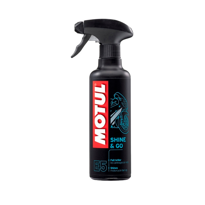 Полироль-восстановитель пластика MOTUL 103000 Е5 Shine & Go /400ml/, шт