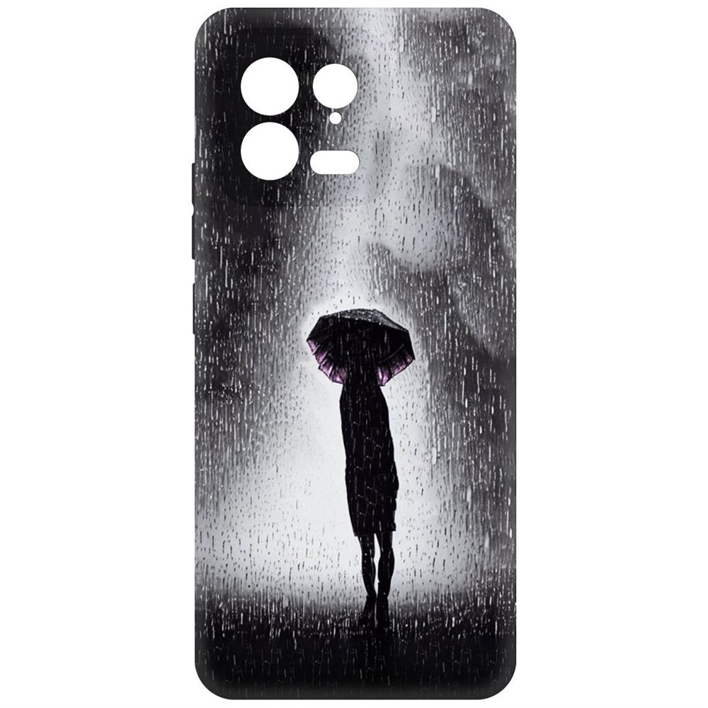 

Чехол-накладка Krutoff Soft Case Ночная крипота для Xiaomi 13 черный