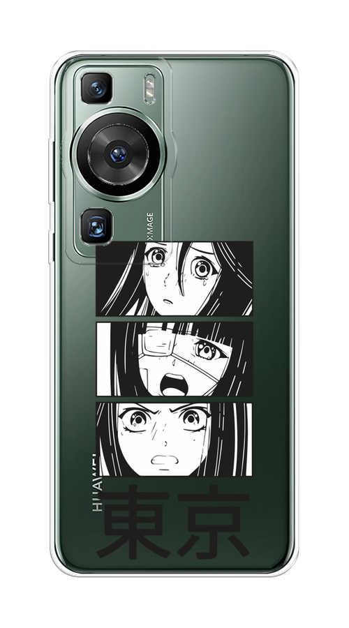 

Чехол на Huawei P60/P60 Pro "Tokyo girls", Белый;черный;прозрачный, 6121050-1