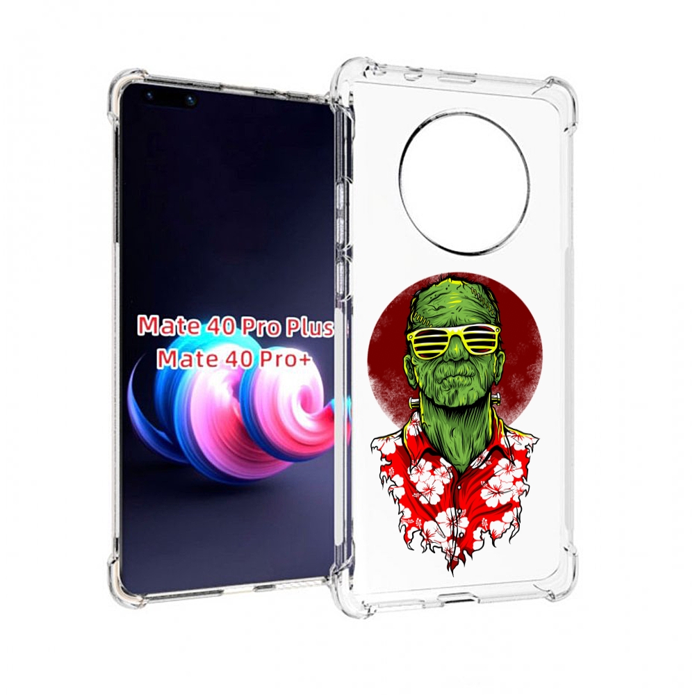 

Чехол MyPads крутой зеленый мужчина в очках для Huawei Mate 40 Pro+ Plus, Прозрачный, Tocco