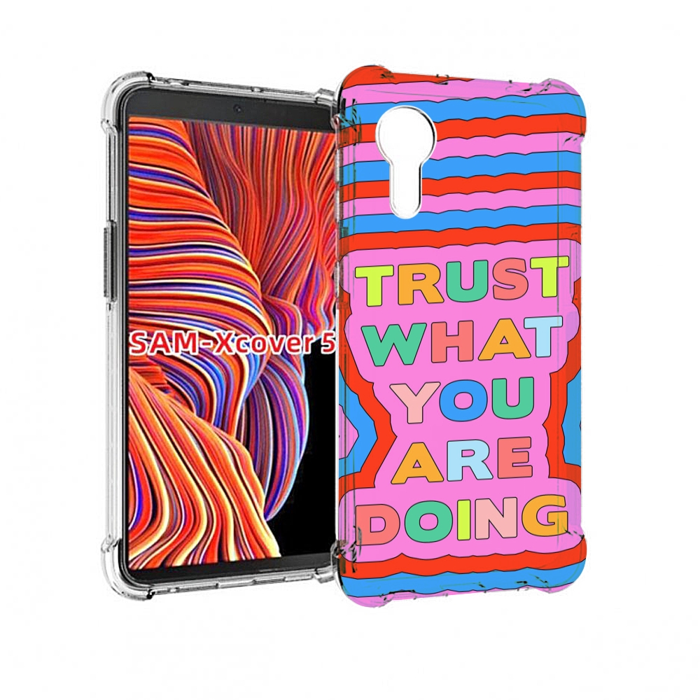 

Чехол MyPads верь-в-то-что-ты-делаешь для Samsung Galaxy Xcover 5, Прозрачный, Tocco