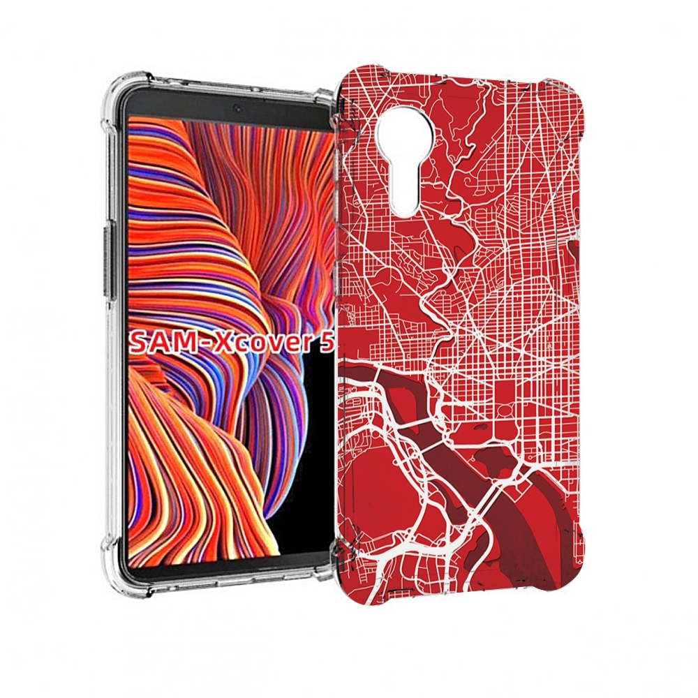 

Чехол MyPads векторная-карта для Samsung Galaxy Xcover 5, Прозрачный, Tocco