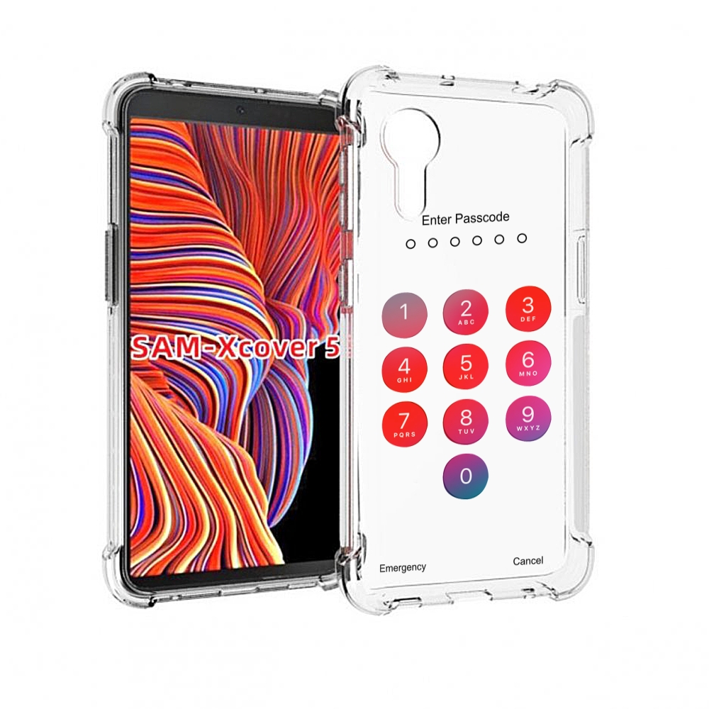 

Чехол MyPads введите-пароль для Samsung Galaxy Xcover 5, Прозрачный, Tocco