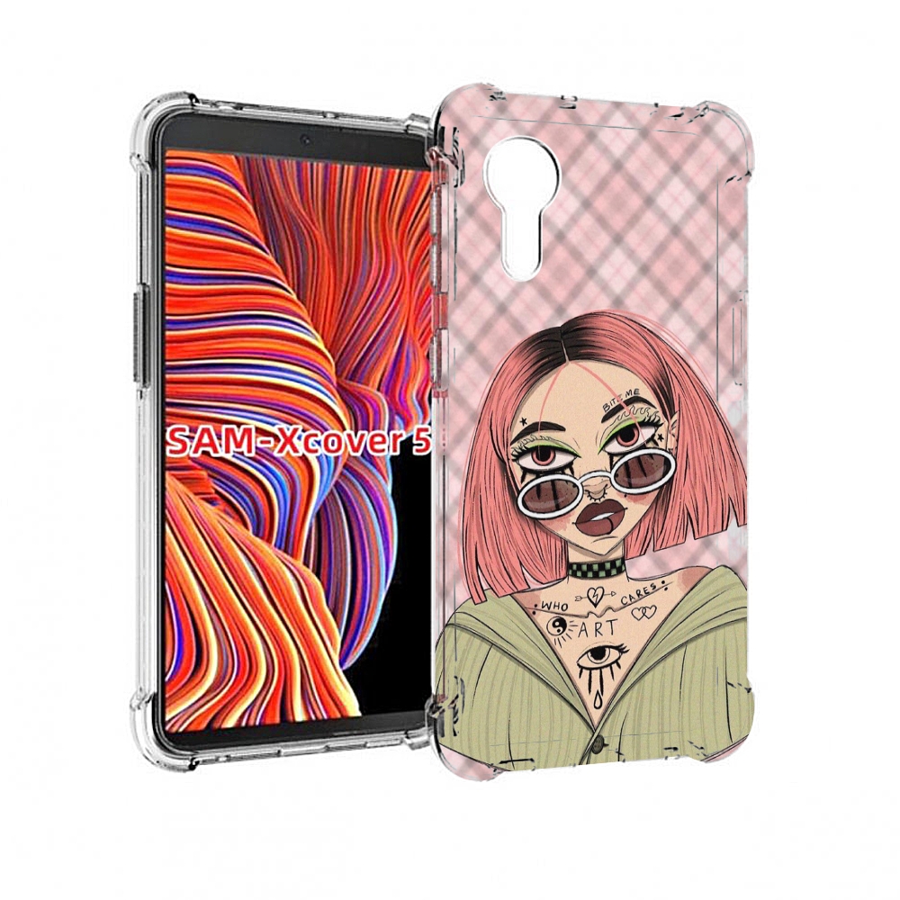 

Чехол MyPads бунтарка-девочка для Samsung Galaxy Xcover 5, Прозрачный, Tocco