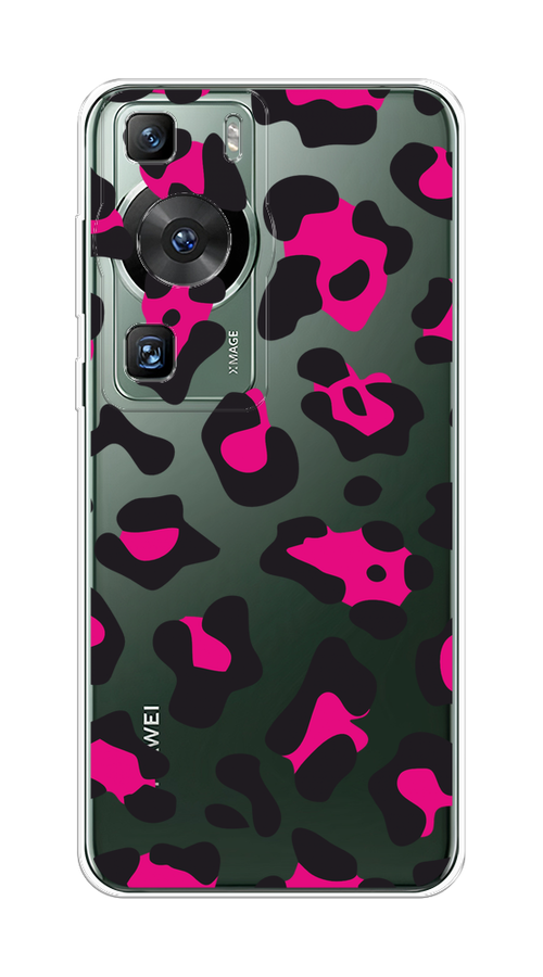 

Чехол на Huawei P60/P60 Pro "Pink cow spots", Черный;розовый, 6121050-1