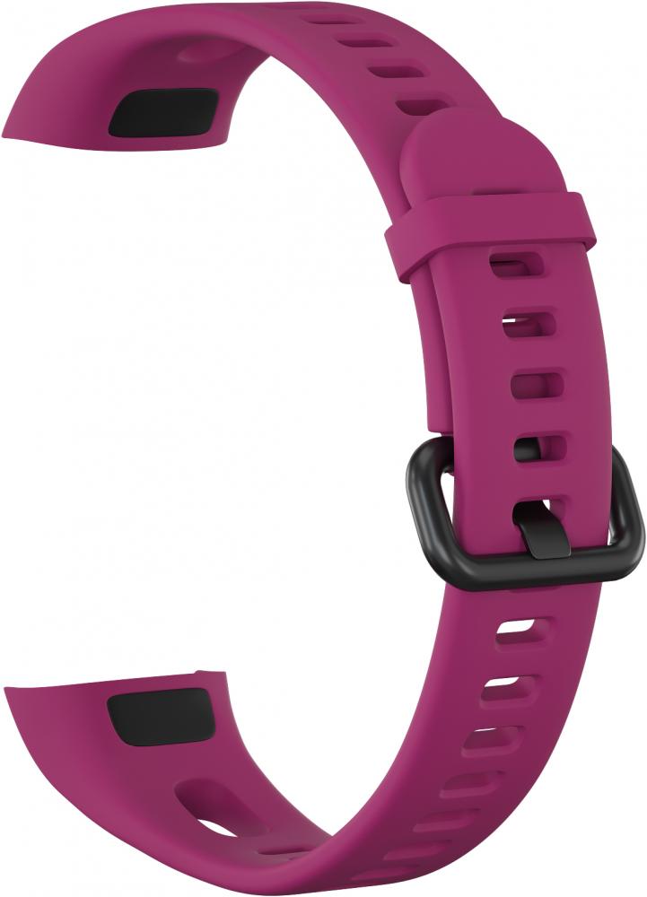 

Ремешок силиконовый GSMIN Silicone 2 для фитнес браслета Huawei Band 4 (Малиновый), Silicone 2 для фитнес браслета Huawei Band 4