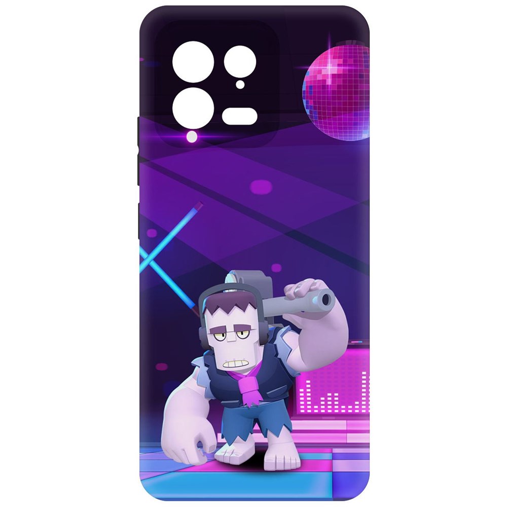 

Чехол-накладка Krutoff Soft Case Brawl Stars - Фрэнк для Xiaomi 13 черный