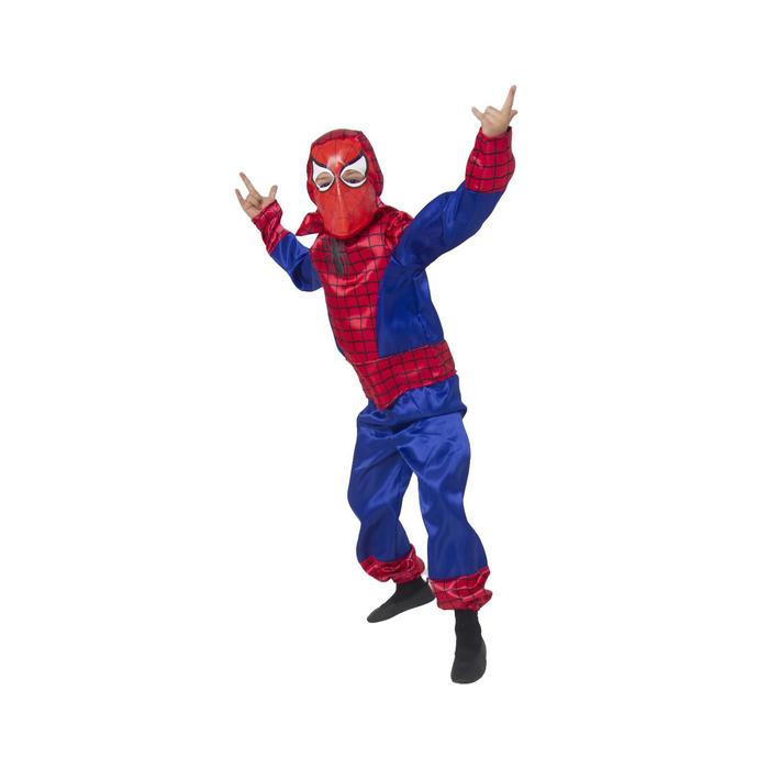 фото Карнавальный костюм «человек-паук», текстиль, размер 36, рост 146 см батик