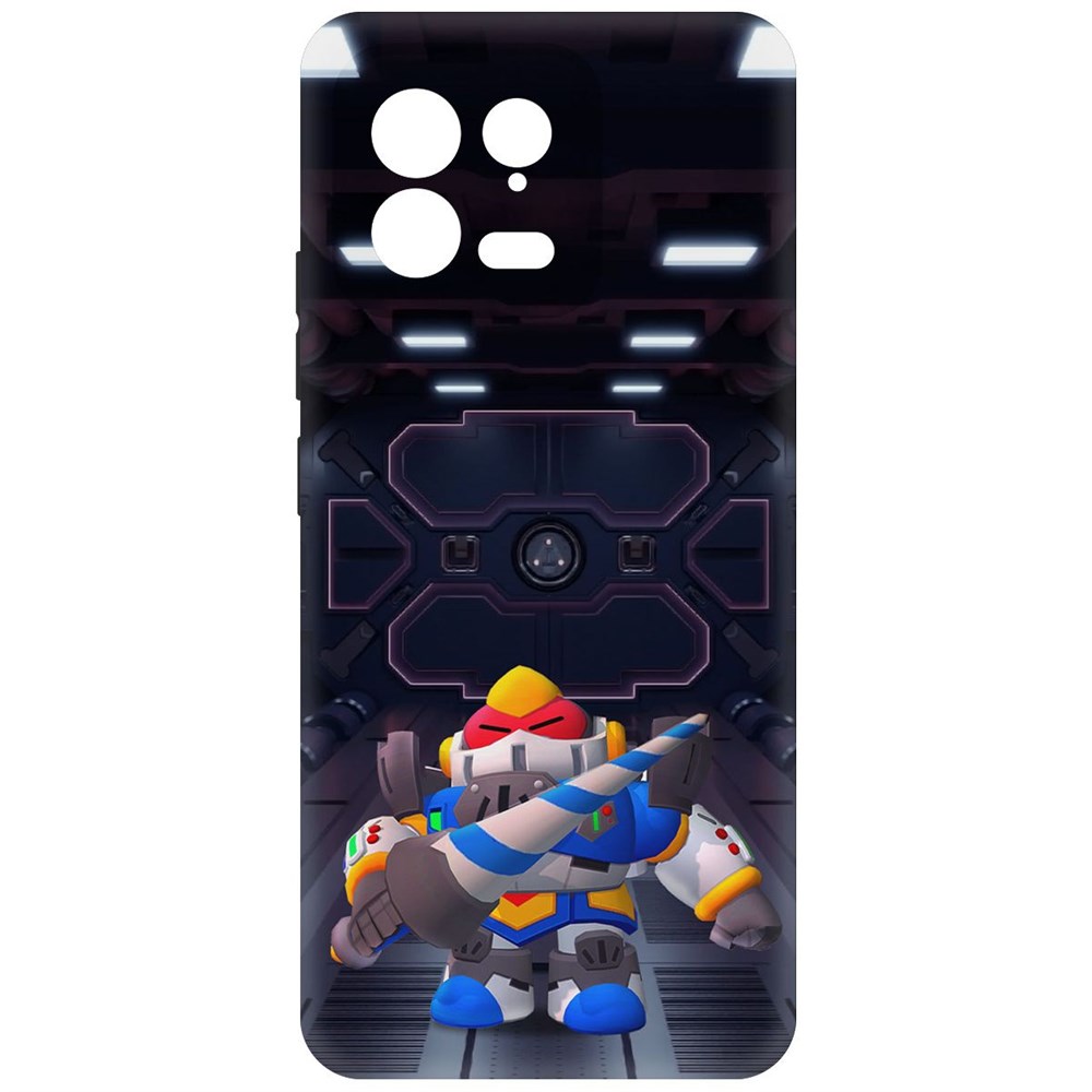 

Чехол-накладка Krutoff Soft Case Brawl Stars - Паладин Вольт-Меха для Xiaomi 13 черный