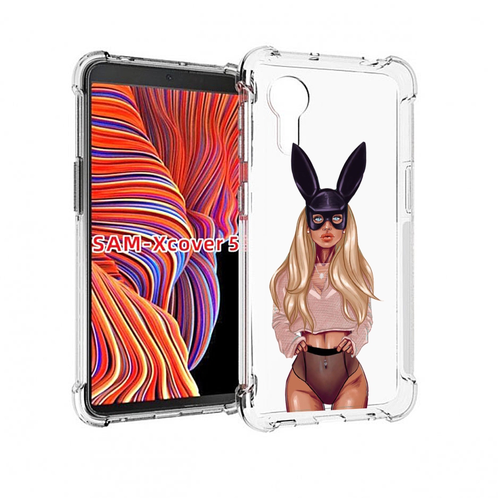 

Чехол MyPads блондинка-с-ушками женский для Samsung Galaxy Xcover 5, Прозрачный, Tocco