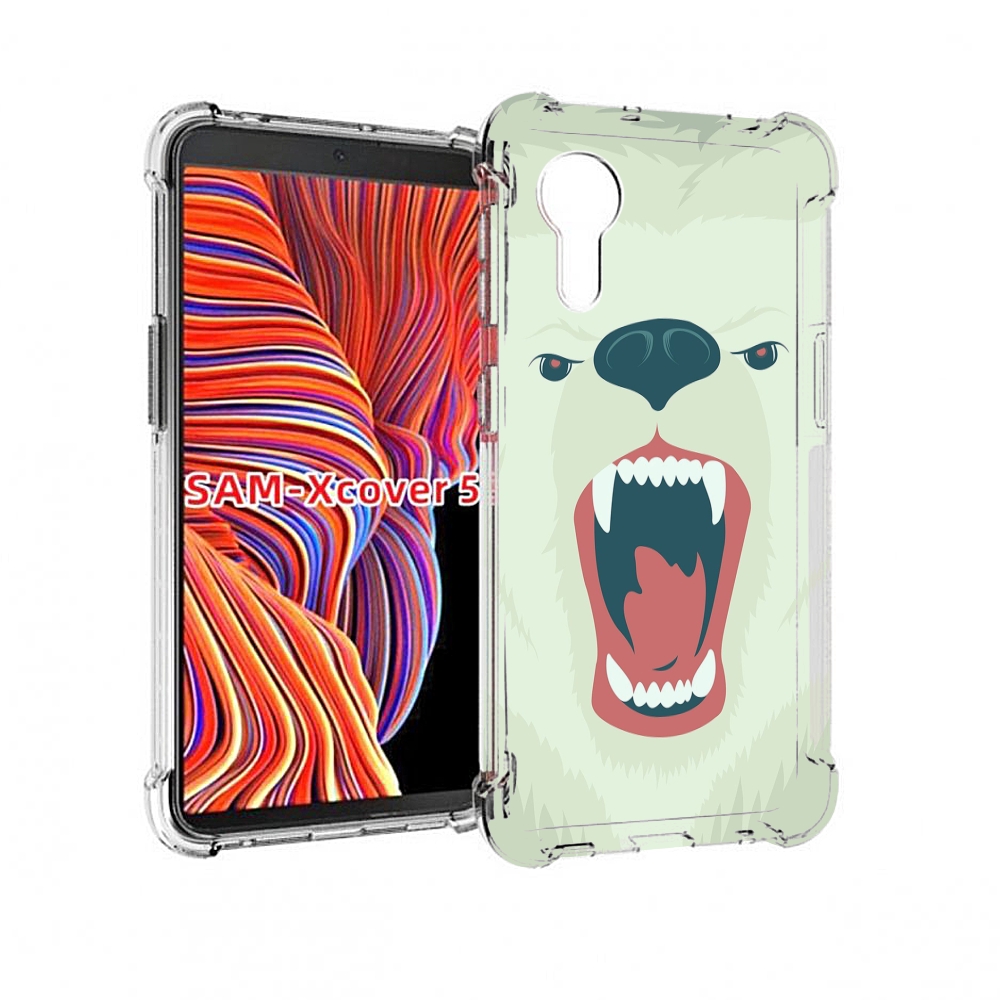 

Чехол MyPads белый-медведь для Samsung Galaxy Xcover 5, Прозрачный, Tocco