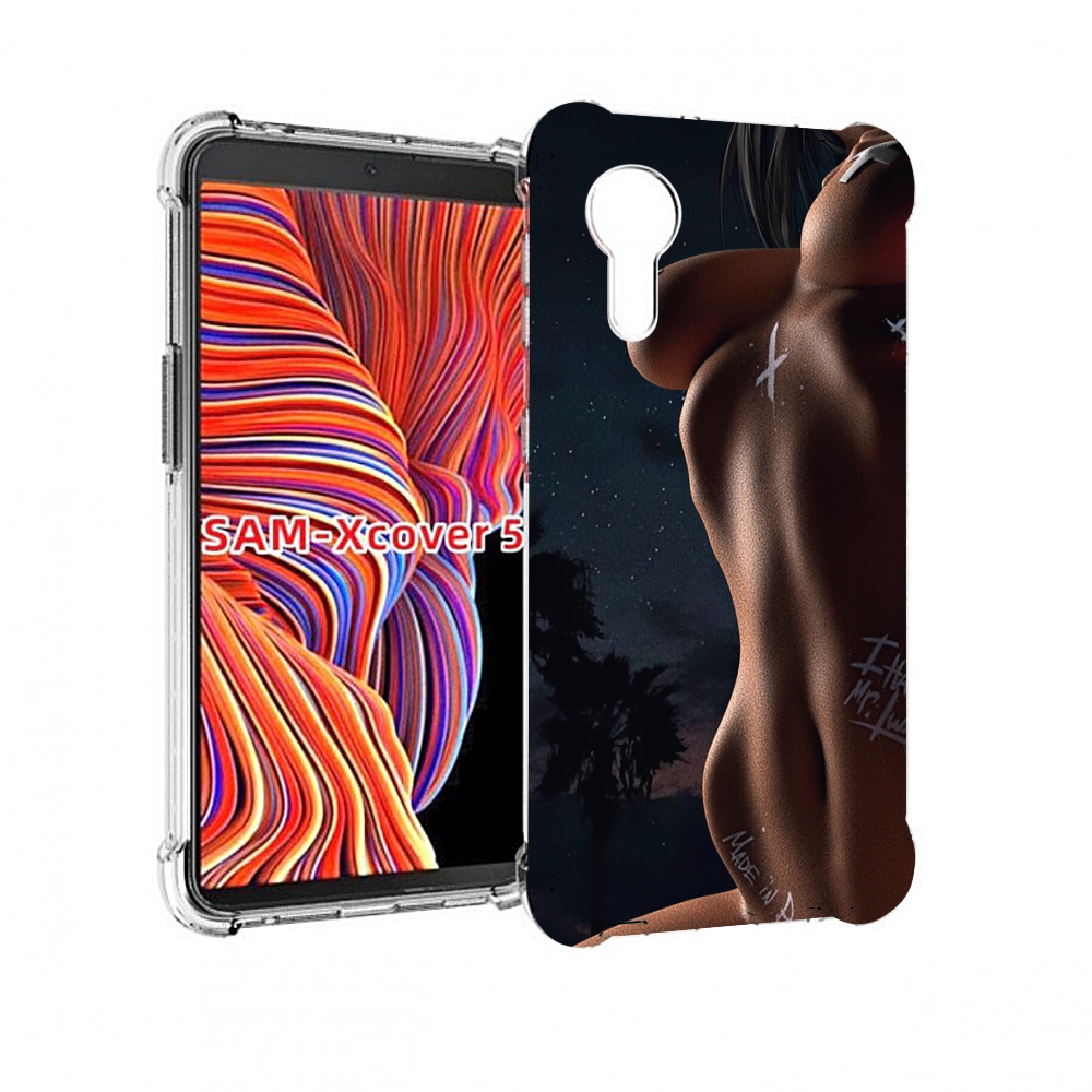 

Чехол MyPads белые-татуировки-на-теле для Samsung Galaxy Xcover 5, Прозрачный, Tocco