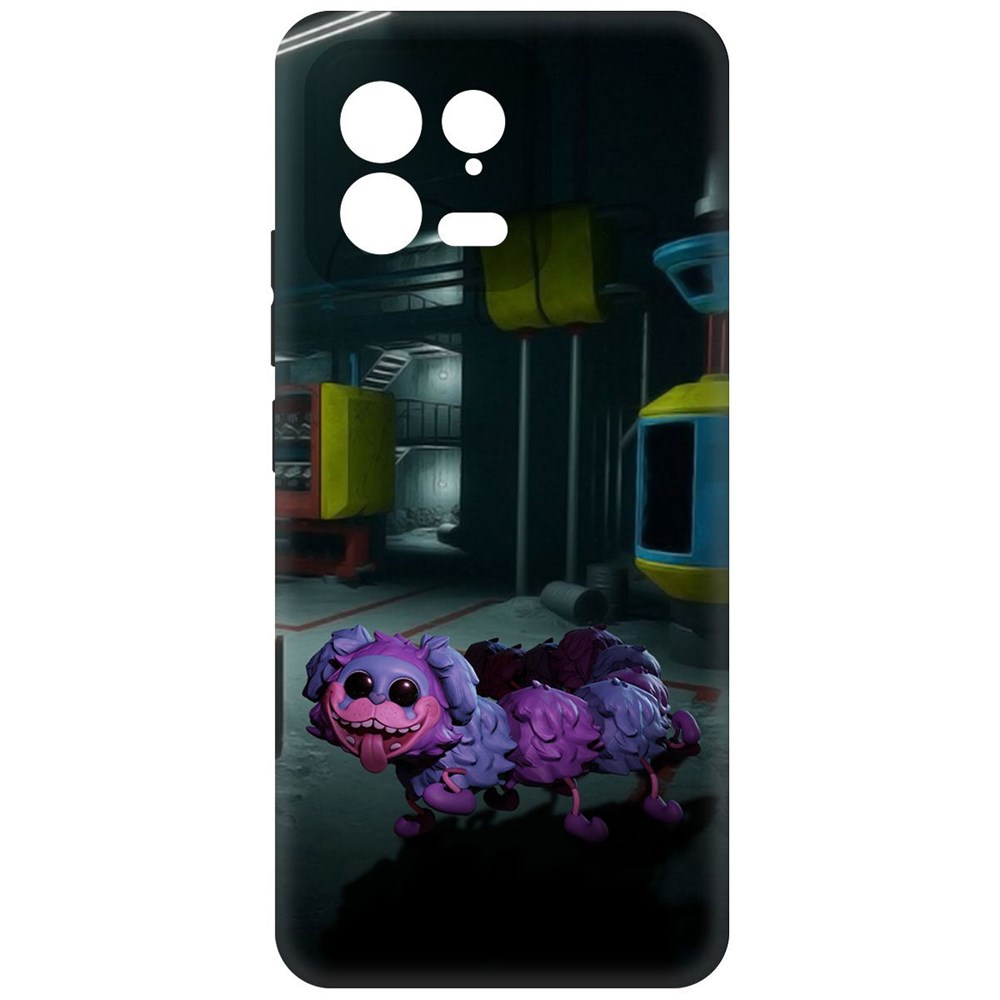 Чехол-накладка Krutoff Soft Case Хаги Ваги - Пи Джей Мопс-О-Гусеница для Xiaomi 13 черный