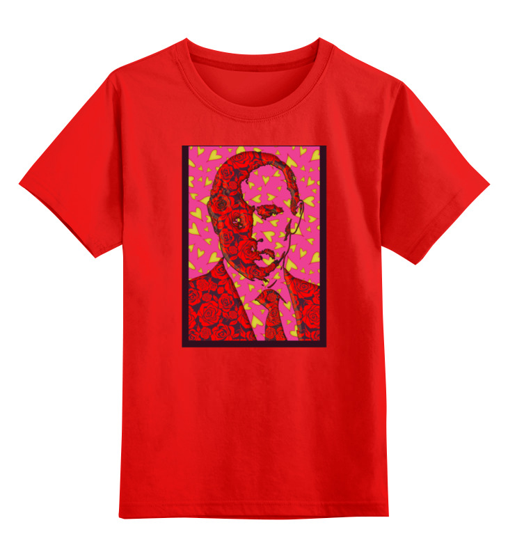 

Детская футболка Printio Valenputin цв.красный р.104, 0000000783266