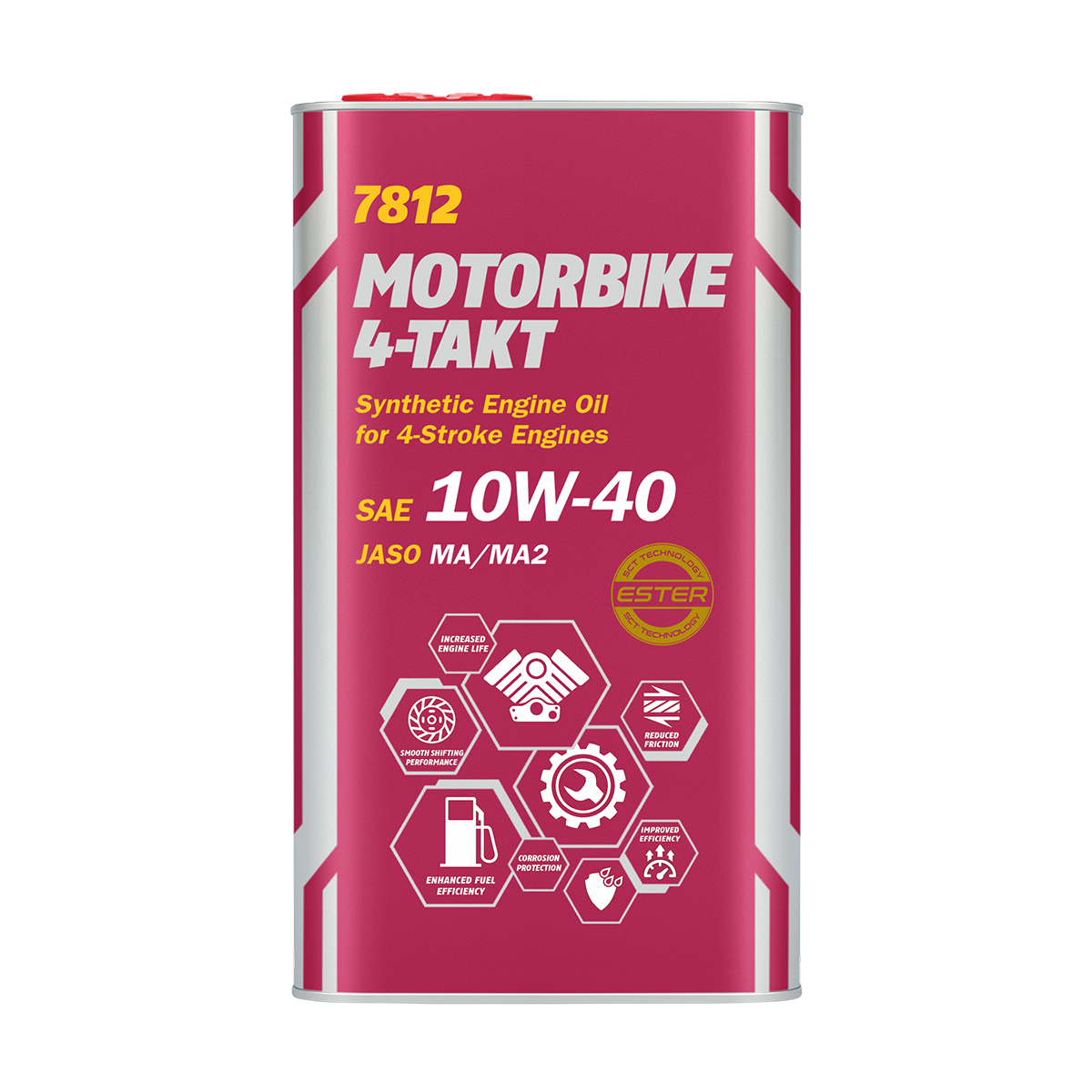 Моторное масло Mannol 4-Takt Motorbike 10W-40 4л