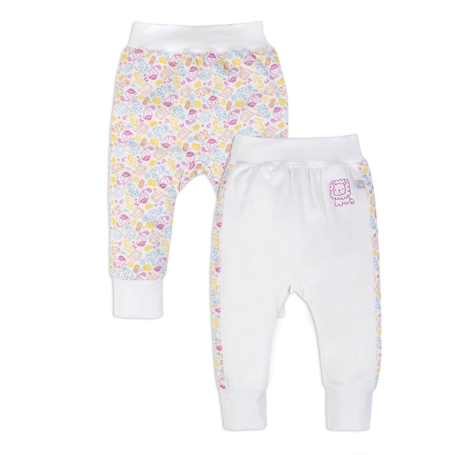 

Комплект детский Мамуляндия ползунки 2 шт. розовый лев р. 68 21-8006 Розовый Лев_68, 21-8006 Розовый Лев