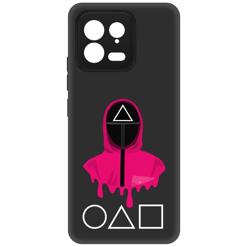 Чехол-накладка Krutoff Soft Case Игра в кальмара-Солдат для Xiaomi 13 черный