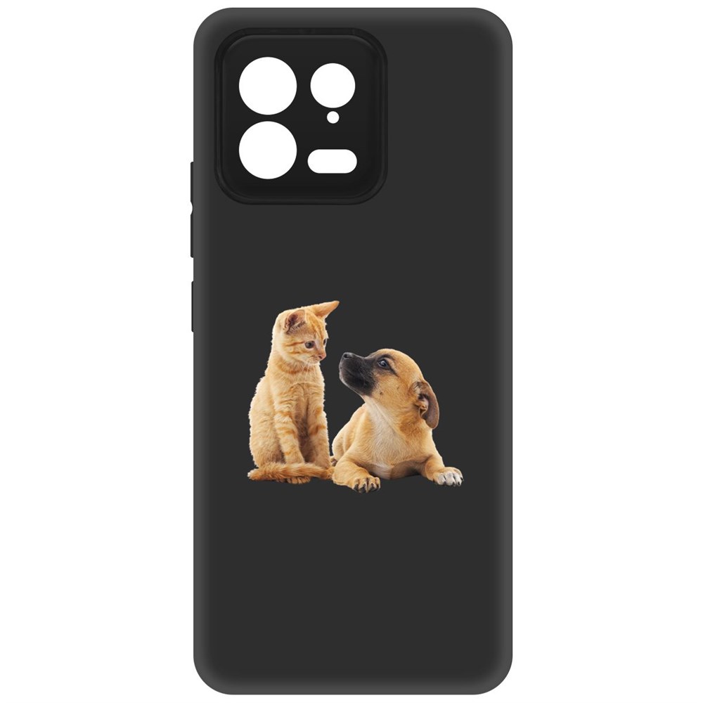 

Чехол-накладка Krutoff Soft Case Лучшие друзья для Xiaomi 13 черный