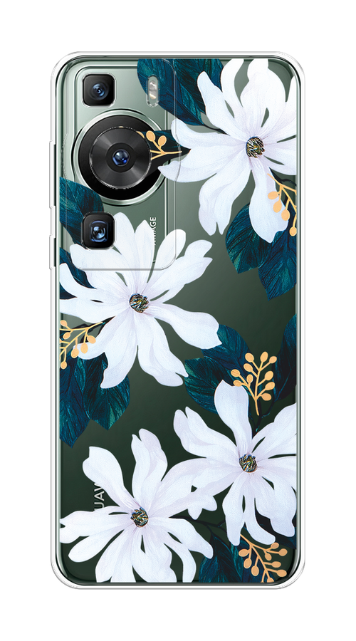 

Чехол на Huawei P60/P60 Pro "Delilah Flower", Зеленый;белый, 6121050-1