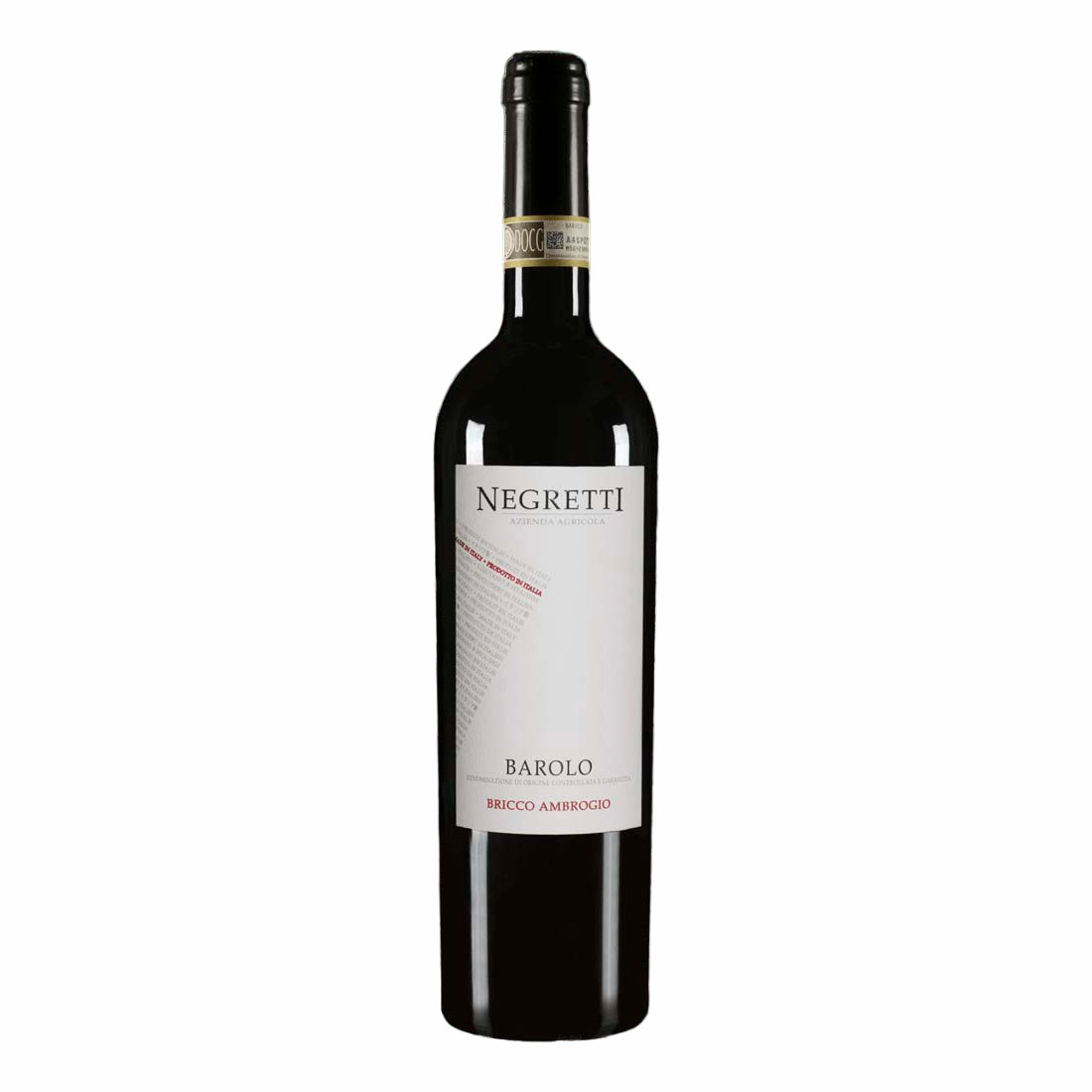 

Вино Negretti Barolo Bricco Ambrogio красное сухое 14,5% 0,75 л Италия