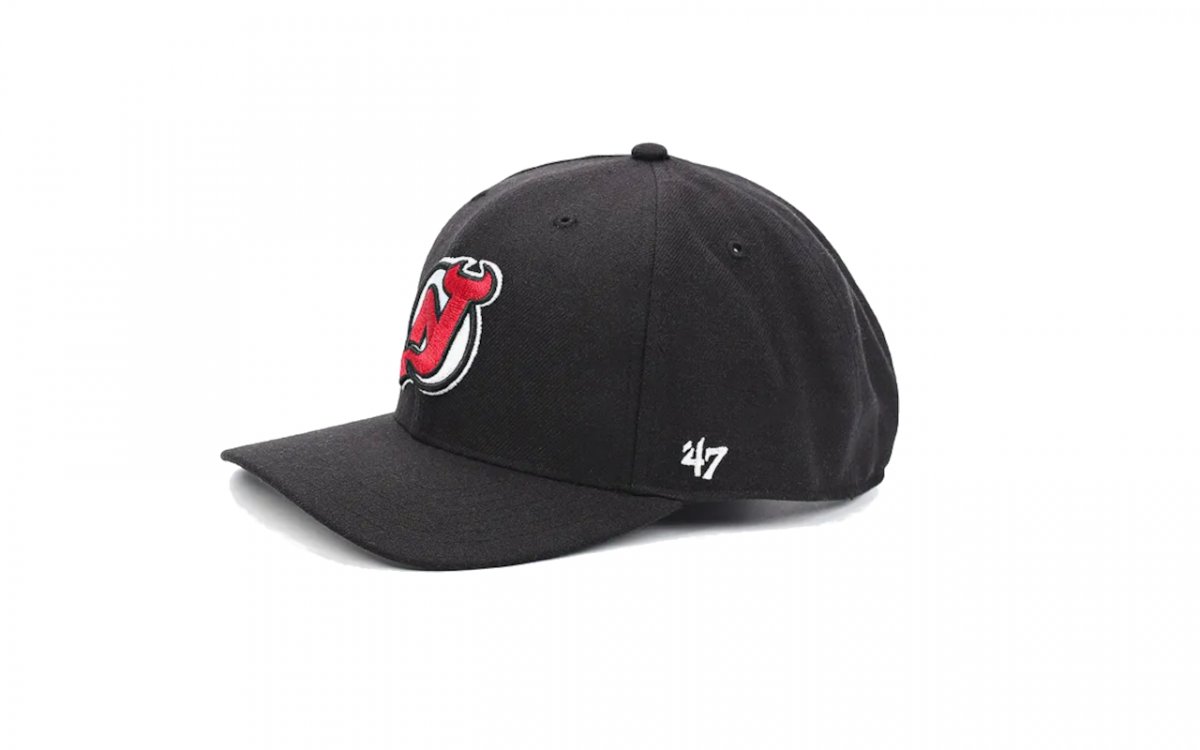 Бейсболка мужская 47'BRAND Cold Zone MVP DP New Jersey Devils, черный