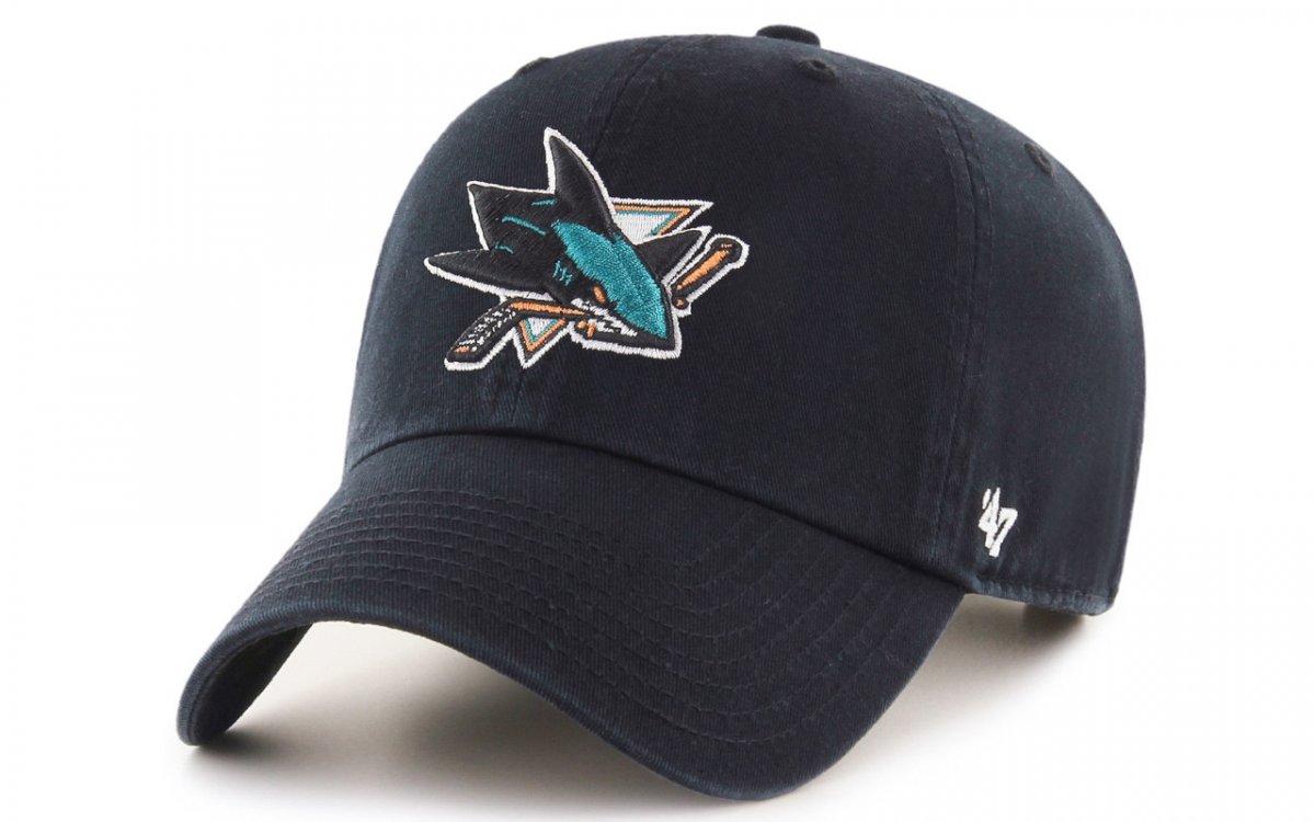 

Бейсболка мужская 47'BRAND Clean Up San Jose Sharks, черный, Clean Up San Jose Sharks