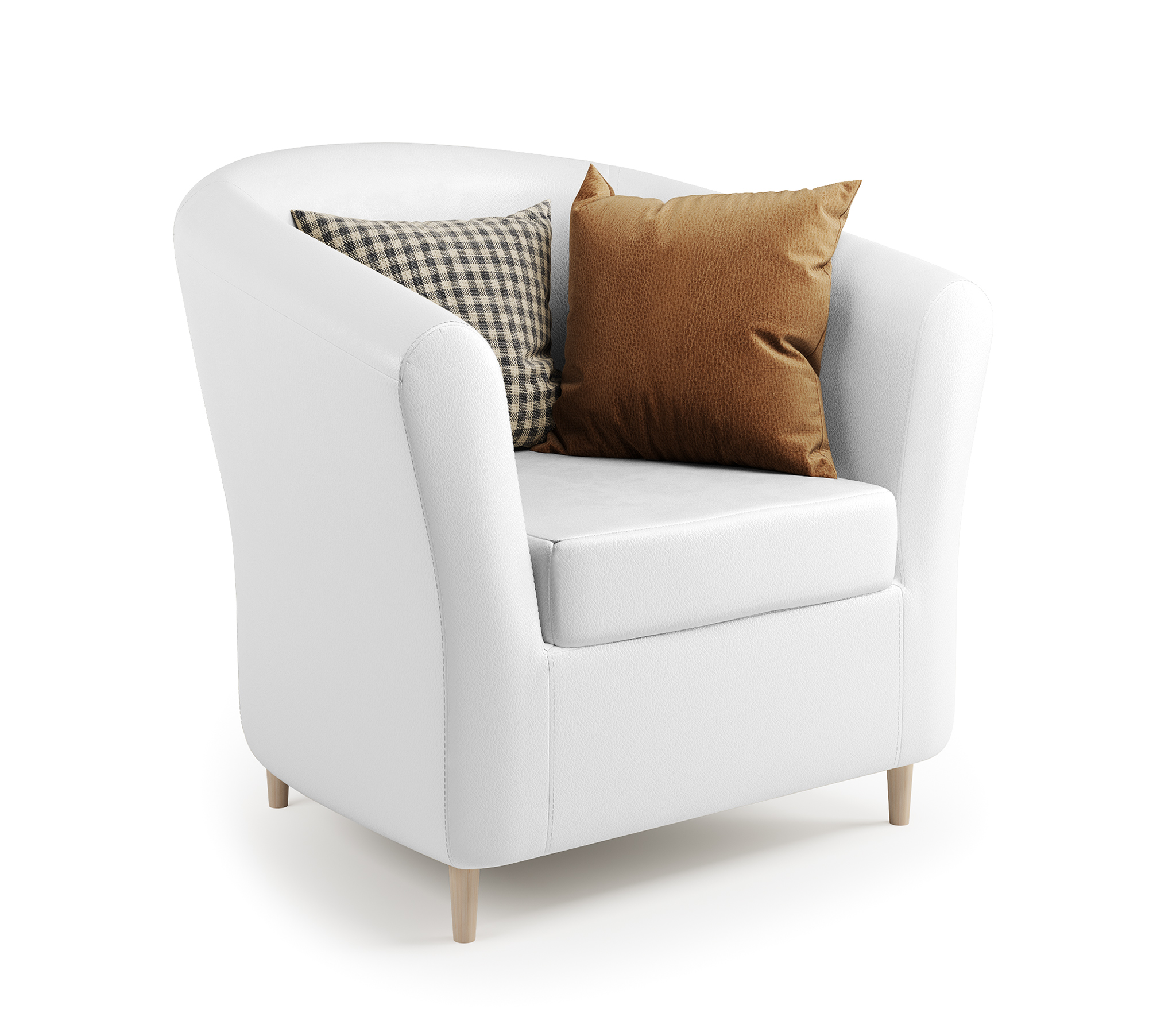 Кресло Шарм-Дизайн Евро Лайт белая экокожа