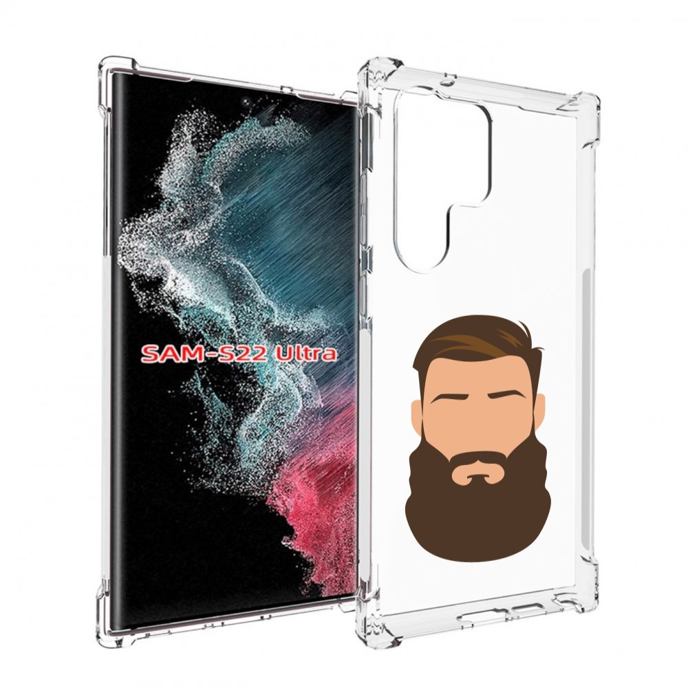 

Чехол MyPads густая-борода для Samsung Galaxy S23 Ultra, Прозрачный, Tocco