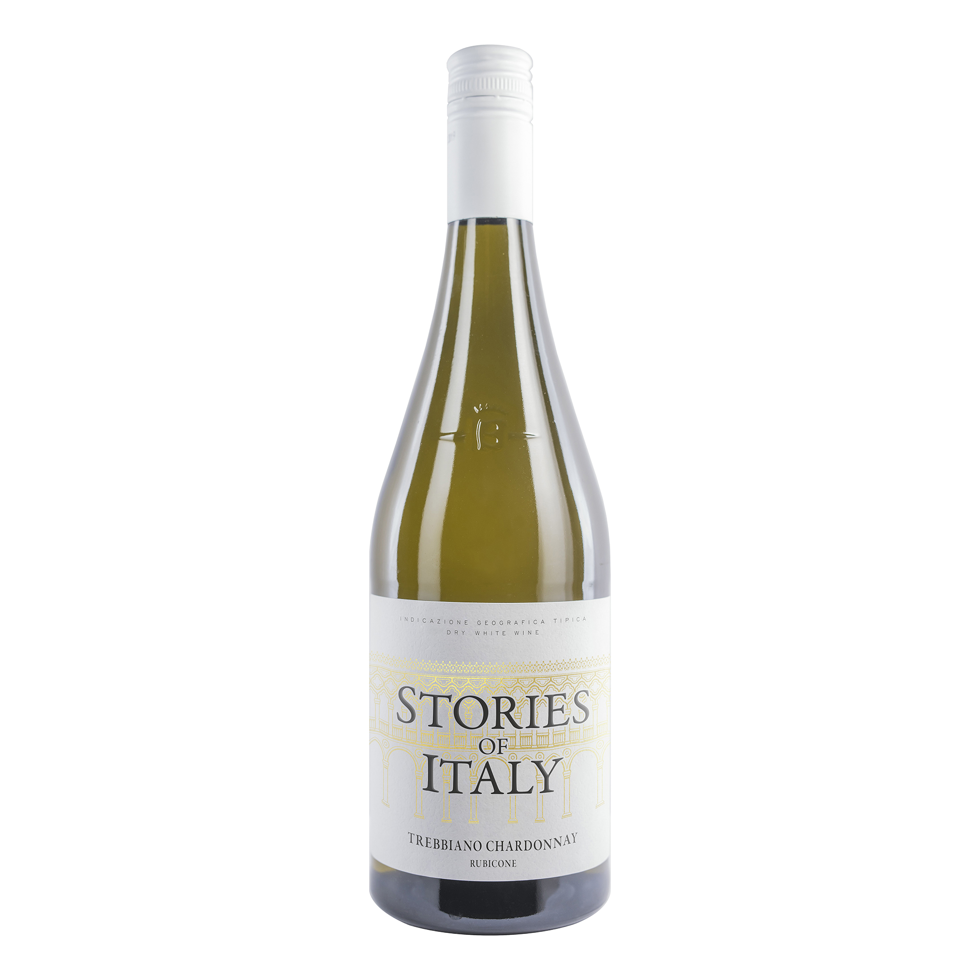 

Вино Stories of Italy Trebbiano Chardonnay Rubicone белое сухое 12% 0,75 л Италия