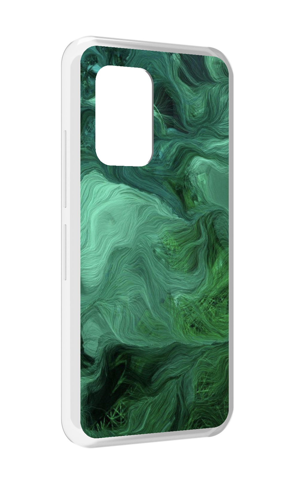 

Чехол MyPads зеленые нити для UMIDIGI Bison GT, Прозрачный, Tocco