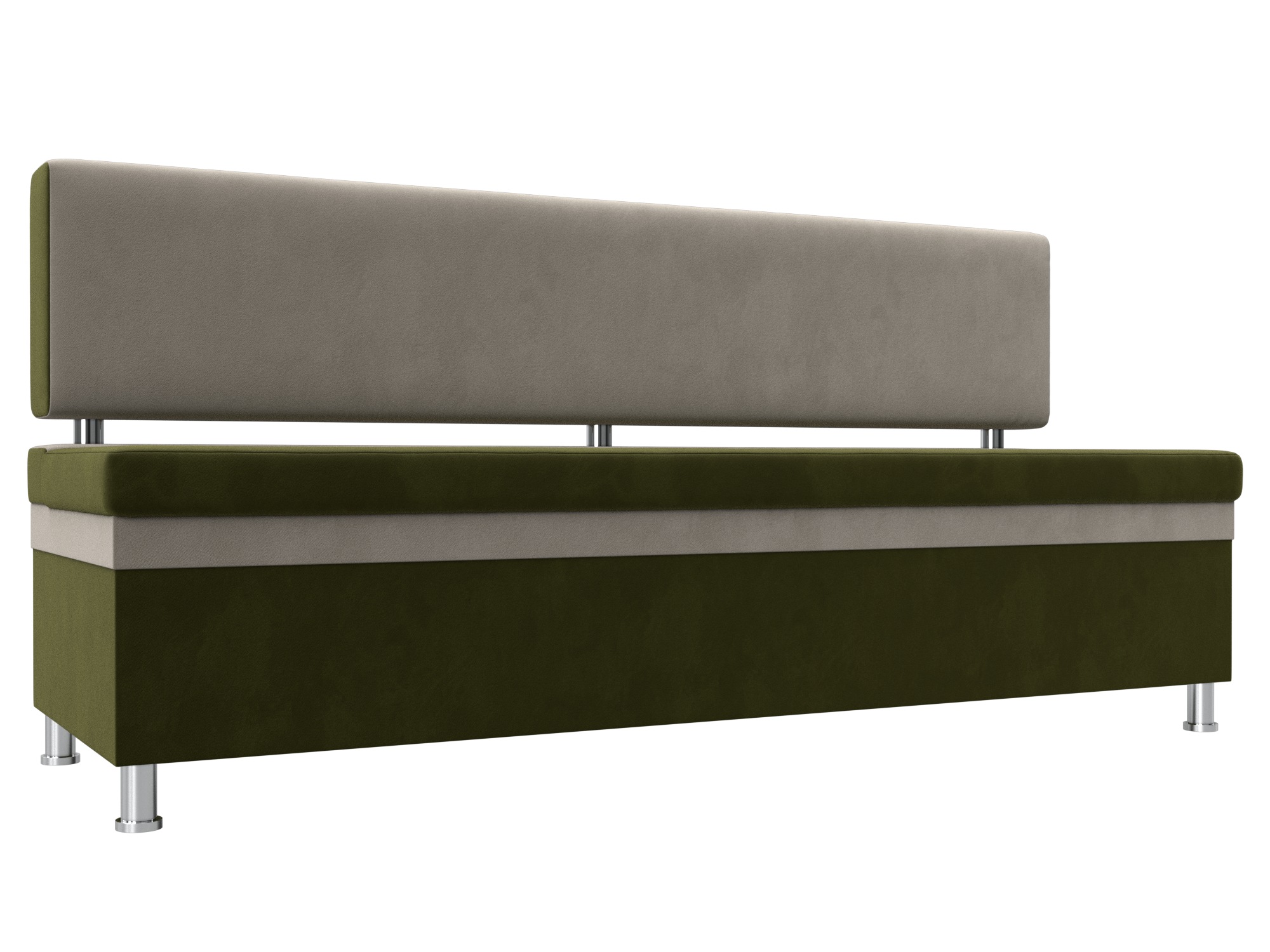 

Диван кухонный прямой Хит Диванов Стайл микровельвет, зеленый, 100545