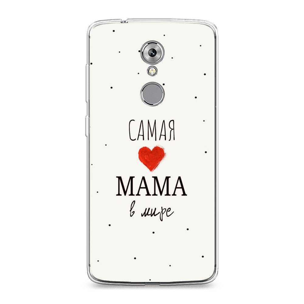 

Чехол Awog на ZTE Axon 7 / ЗТЕ Аксон 7 "Самая любимая мама", Разноцветный, 131450-6