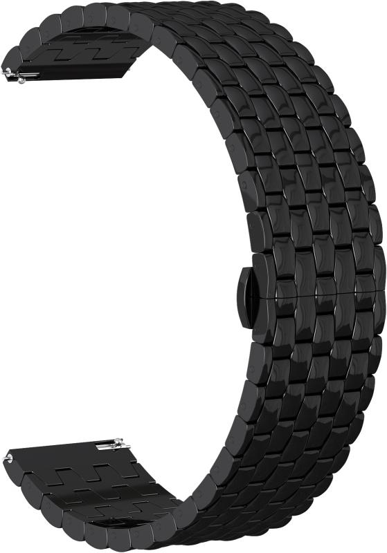 

Ремешок Snake Pro 22 для Haylou Solar LS05 (Черный)