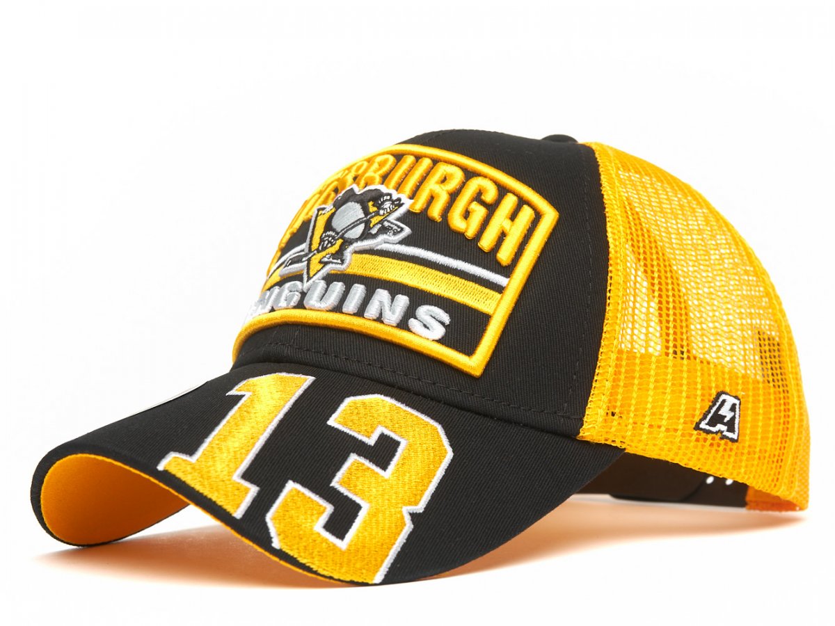 

Бейсболка мужская Atributika&Club NHL Pittsburgh Penguins №13, желтый/ черный, NHL Pittsburgh Penguins №13