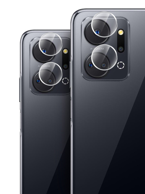 Гибридное защитное стекло Brozo на камеру Honor X7a