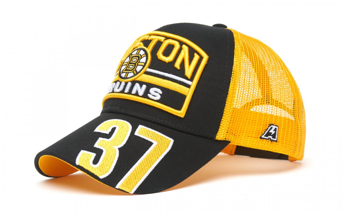 

Бейсболка мужская Atributika&Club Boston Bruins №37, желтый/ черный, Boston Bruins №37