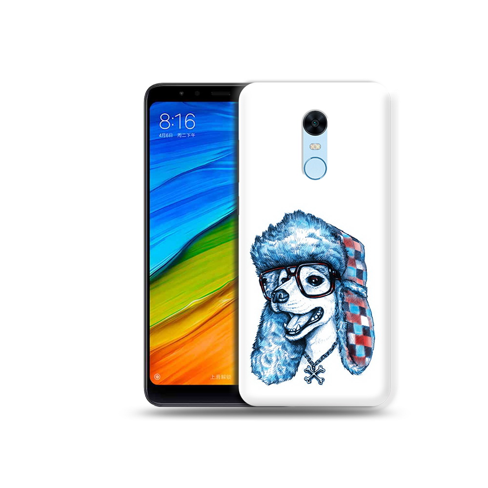 

Чехол MyPads Tocco для Xiaomi Redmi 5 Plus зимний пес (PT94743.327.362), Прозрачный, Tocco