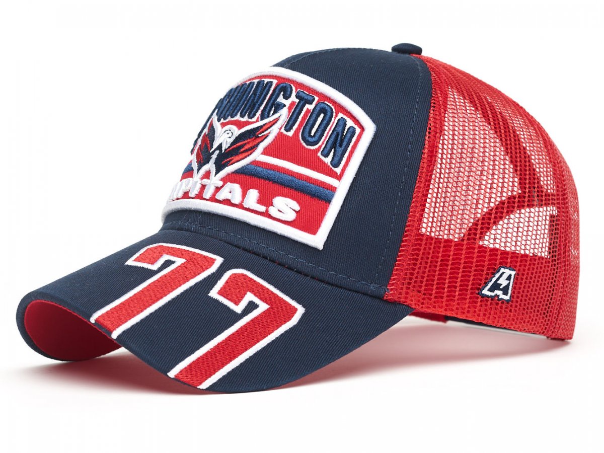 

Бейсболка мужская Atributika&Club Washington Capitals №77, сине-красный, Washington Capitals №77