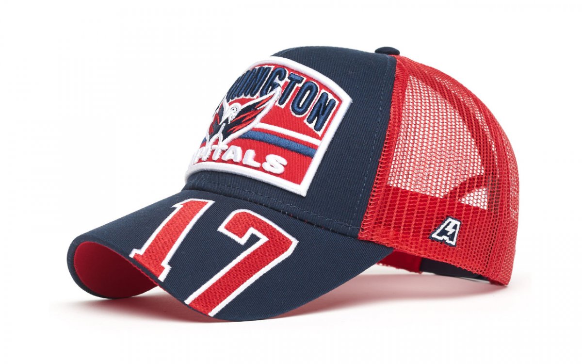 

Бейсболка мужская Atributika&Club Washington Capitals №17, красный/ синий, Washington Capitals №17