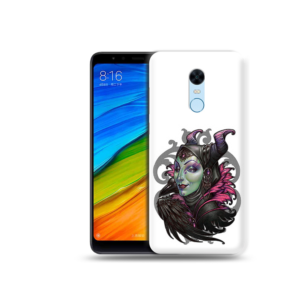 

Чехол MyPads Tocco для Xiaomi Redmi 5 Plus зеленая девушка с вороном (PT94743.327.357), Прозрачный, Tocco