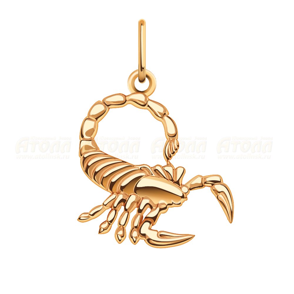 

Подвеска из золота Golden Eagle 5268/скорпион, 5268/скорпион
